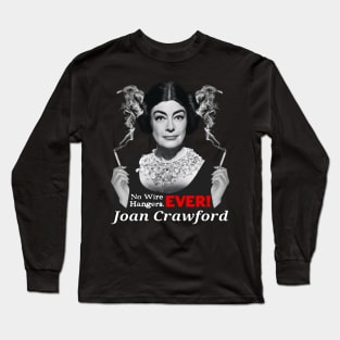 Smoking Mommie Dearest - Joan Crawford Long Sleeve T-Shirt